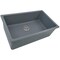 Ruvati 30-inch Fireclay Undermount / Drop-in Topmount Kitchen Sink Single Bowl Blue RVL3030LU - alternate 6